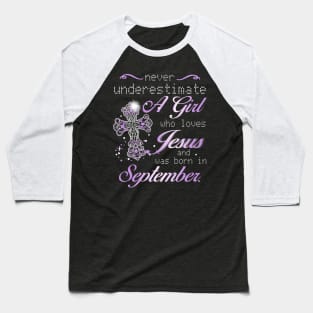 September Girl Baseball T-Shirt